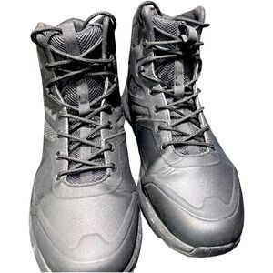 Men's Black High-Top Boots